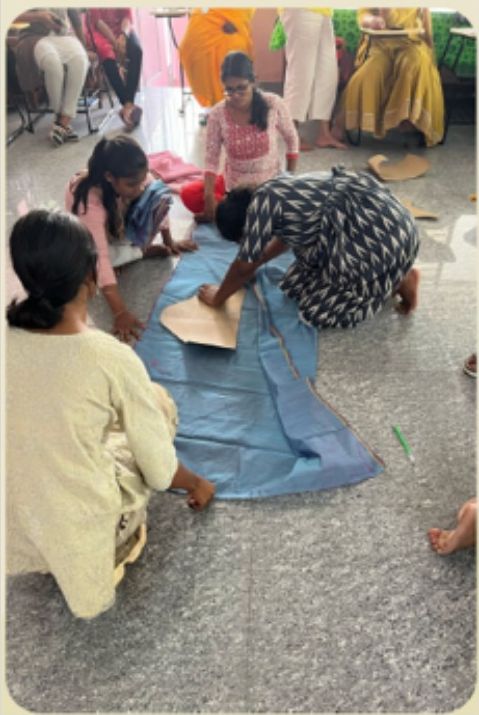 Community members participating in a Shaino Foundation program